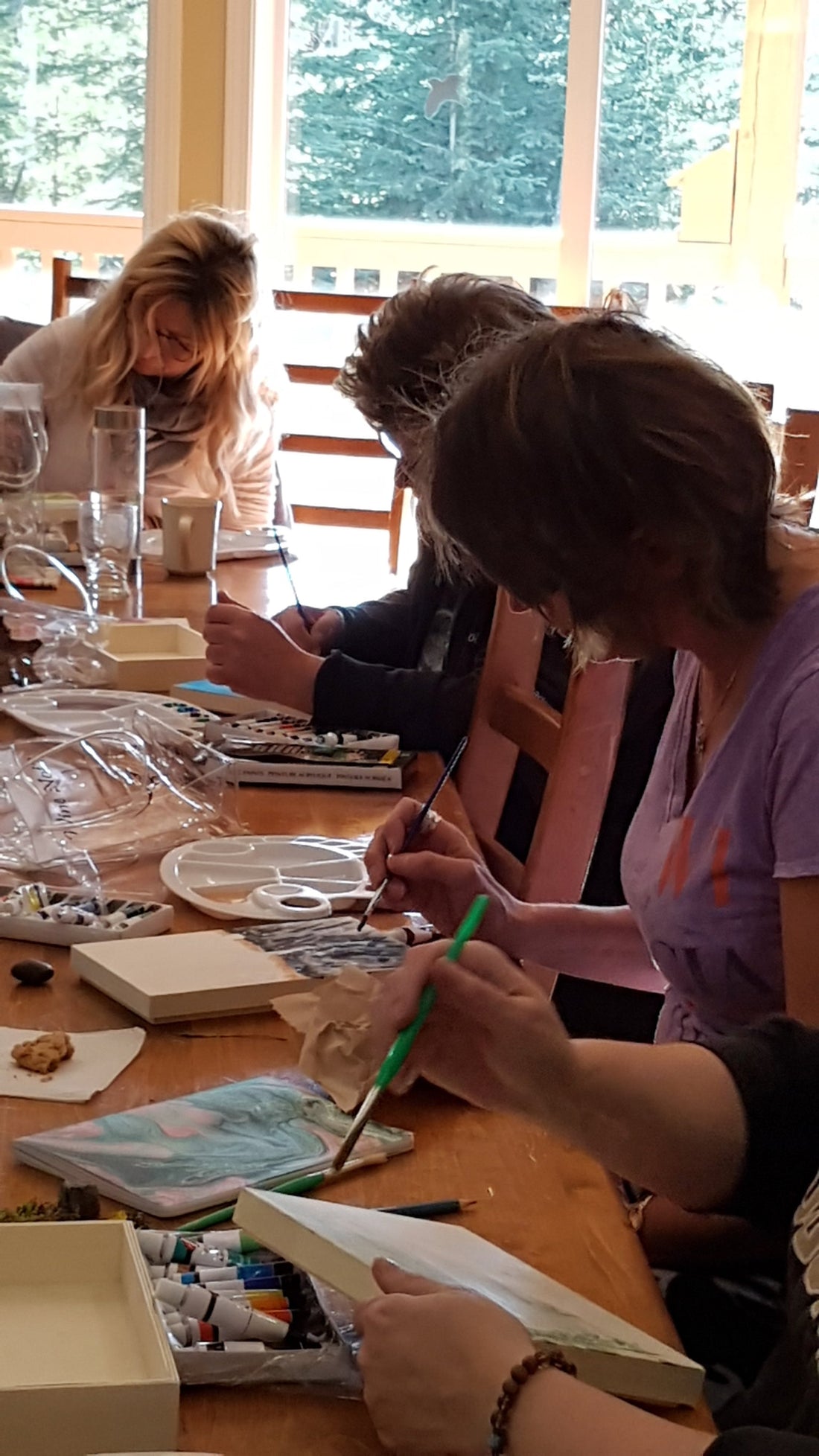 TGW - small group creative nature-assisted art